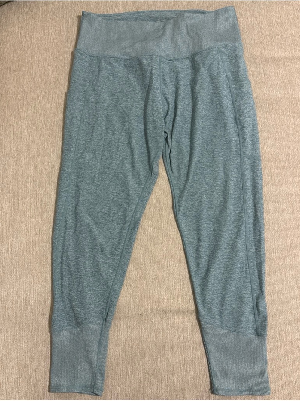 Kirkland Signature High-Waist Leggings in Teal Green